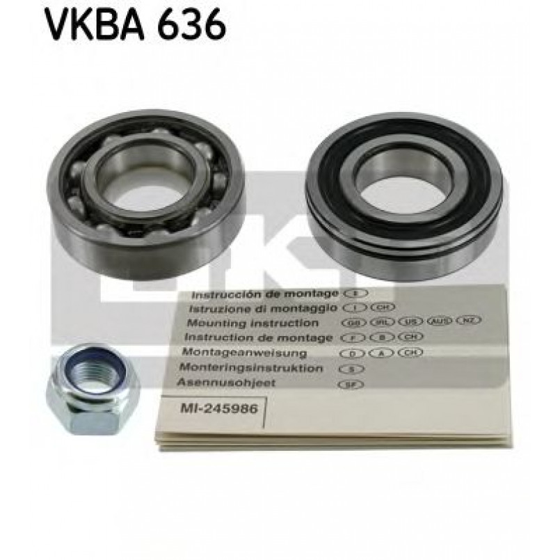 VKBA 636 SKF Підшипник колісний